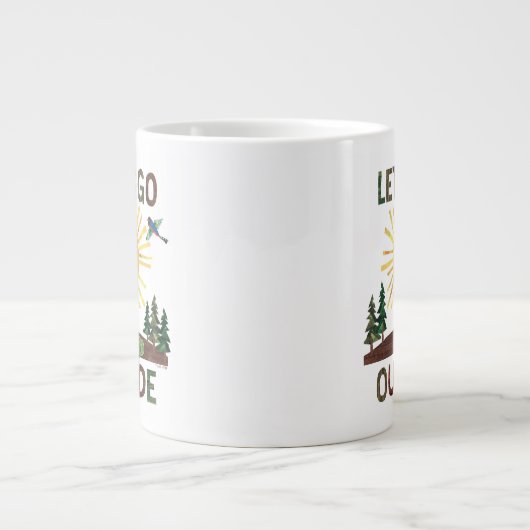 Eric Carle | Lass's Go Outside Jumbo-Tasse (Vorderseite)