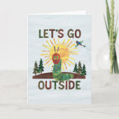 Eric Carle | Lass's Go Outside Karte (Vorderseite)