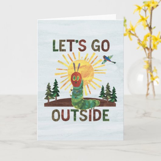 Eric Carle | Lass's Go Outside Karte (Gelbe Blume)