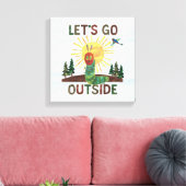 Eric Carle | Lass's Go Outside Leinwanddruck (Insitu (Wohnzimmer))