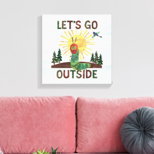 Eric Carle | Lass's Go Outside Leinwanddruck (Insitu (Wohnzimmer))