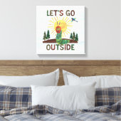 Eric Carle | Lass's Go Outside Leinwanddruck (Insitu (Schlafzimmer))