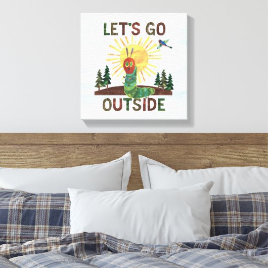 Eric Carle | Lass's Go Outside Leinwanddruck (Insitu (Schlafzimmer))