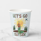 Eric Carle | Lass's Go Outside Pappbecher (Vorderseite)