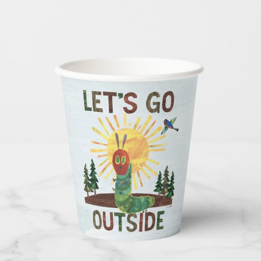 Eric Carle | Lass's Go Outside Pappbecher (Vorderseite)