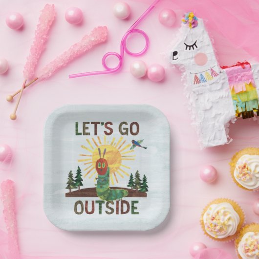 Eric Carle | Lass's Go Outside Pappteller (Party)