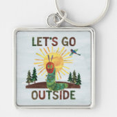 Eric Carle | Lass's Go Outside Schlüsselanhänger (Vorne)