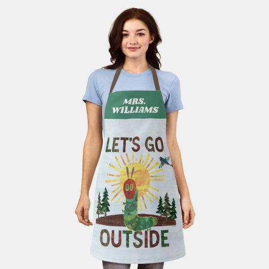 Eric Carle | Lass's Go Outside Schürze (Getragen)