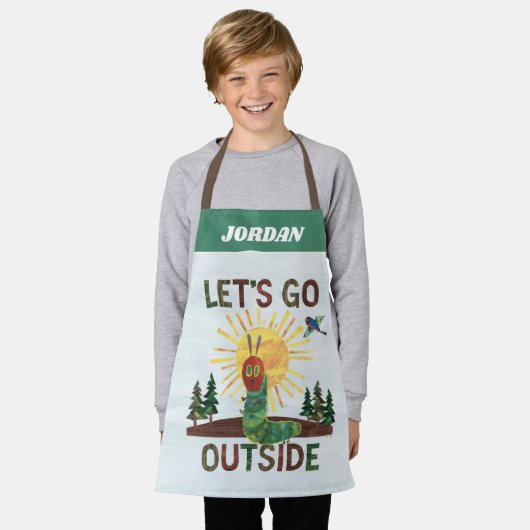 Eric Carle | Lass's Go Outside Schürze (Getragen)