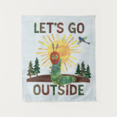 Eric Carle | Lass's Go Outside Wandteppich (Vorderseite)