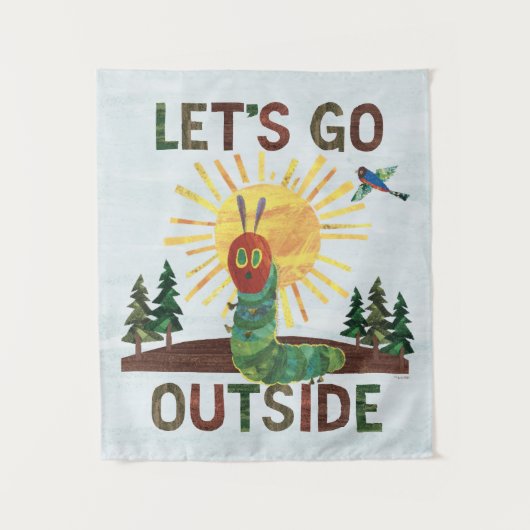 Eric Carle | Lass's Go Outside Wandteppich (Vorderseite)