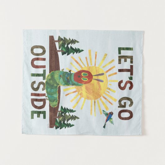 Eric Carle | Lass's Go Outside Wandteppich (Vorderseite (Horizontal))