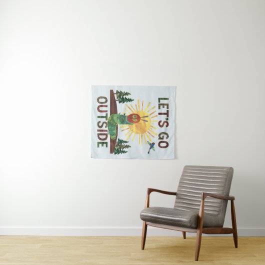 Eric Carle | Lass's Go Outside Wandteppich (Beispiel (Horizontal))