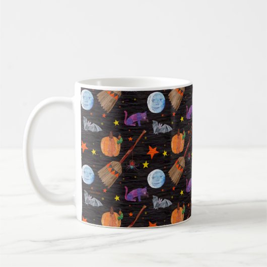 Eric Carle | Raupe Black Halloween Pattern Kaffeetasse (Links)