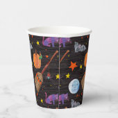 Eric Carle | Raupe Black Halloween Pattern Pappbecher (Rechts)