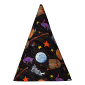 Eric Carle | Raupe Black Halloween Pattern Partyhütchen (Rechts)