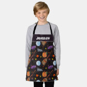 Eric Carle | Raupe Black Halloween Pattern Schürze (Getragen)