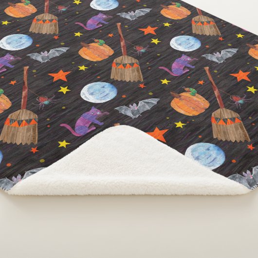 Eric Carle | Raupe Black Halloween Pattern Sherpadecke (3/4)