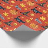 Eric Carle | Raupe Halloween-Muster Geschenkpapier (Ecke)