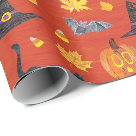 Eric Carle | Raupe Halloween-Muster Geschenkpapier (Rolleneckpunkt)