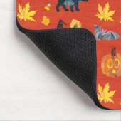 Eric Carle | Raupe Halloween-Muster Mousepad (Ecke)
