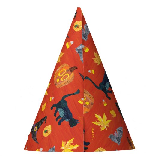 Eric Carle | Raupe Halloween-Muster Partyhütchen (Rückseite)