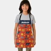 Eric Carle | Raupe Halloween-Muster Schürze (Insitu)