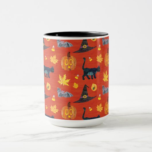 Eric Carle | Raupe Halloween-Muster Tasse (Zentrum)