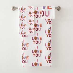 Eric Carle   Raupe I Liebe Sie Badhandtuch Set