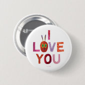 Eric Carle | Raupe I Liebe Sie Button (Vorne & Hinten)