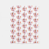 Eric Carle | Raupe I Liebe Sie Fleecedecke (Vorderseite)