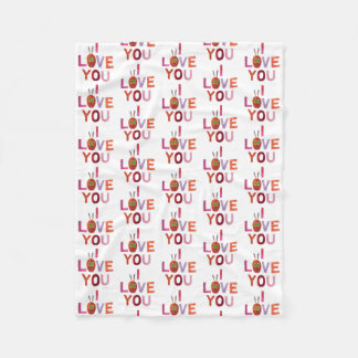 Eric Carle | Raupe I Liebe Sie Fleecedecke