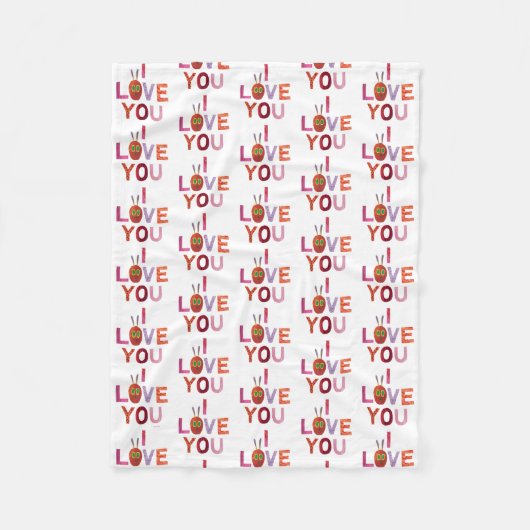 Eric Carle | Raupe I Liebe Sie Fleecedecke (Vorderseite)