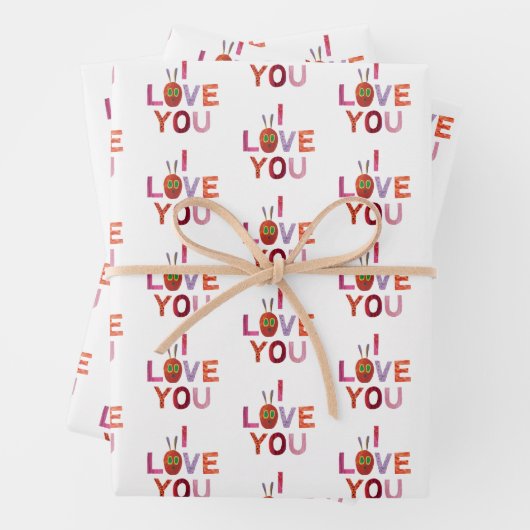 Eric Carle | Raupe I Liebe Sie Geschenkpapier Set (Beispiel)