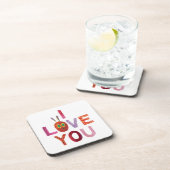 Eric Carle | Raupe I Liebe Sie Getränkeuntersetzer (Rechte Seite)