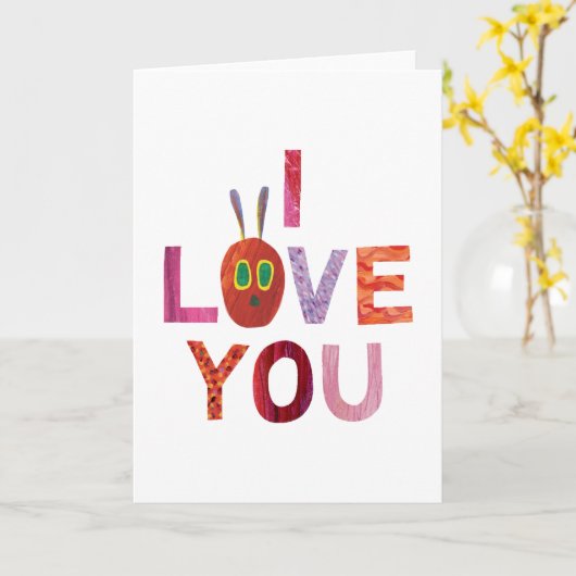 Eric Carle | Raupe I Liebe Sie Karte (Gelbe Blume)