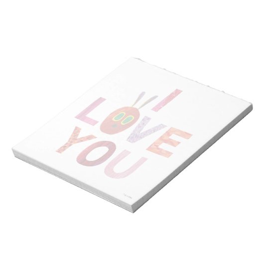 Eric Carle | Raupe I Liebe Sie Notizblock (Rotiert)