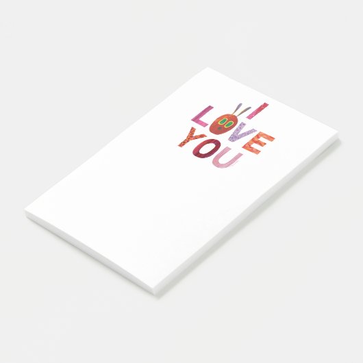 Eric Carle | Raupe I Liebe Sie Post-it Klebezettel (angewinkelt)