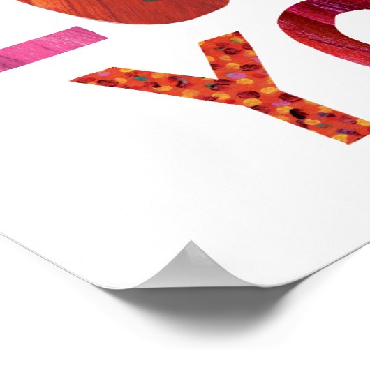 Eric Carle | Raupe I Liebe Sie Poster (Ecke)