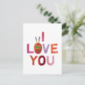 Eric Carle | Raupe I Liebe Sie Postkarte (Stehend Vorderseite)