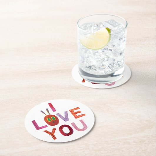 Eric Carle | Raupe I Liebe Sie Runder Pappuntersetzer (Vor Ort)