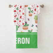 Eric Carle | Raupe, Kaktus und Schmetterling Pa Badhandtuch Set (Insitu)