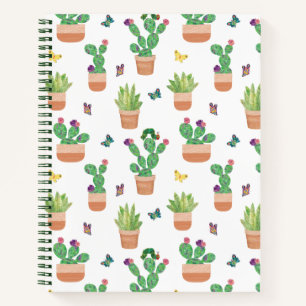 Eric Carle Raupe, Kaktus und Schmetterling Pa Notizblock