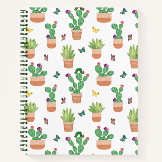 Eric Carle | Raupe, Kaktus und Schmetterling Pa Notizblock (Vorderseite)