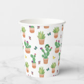 Eric Carle | Raupe, Kaktus und Schmetterling Pa Pappbecher (Rückseite)