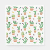Eric Carle | Raupe, Kaktus und Schmetterling Pa Serviette (Vorderseite)