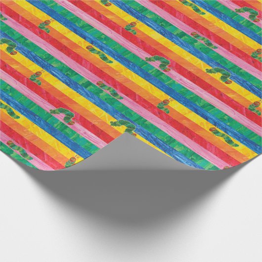 Eric Carle | Raupe-Regenbogen-Muster Geschenkpapier (Ecke)