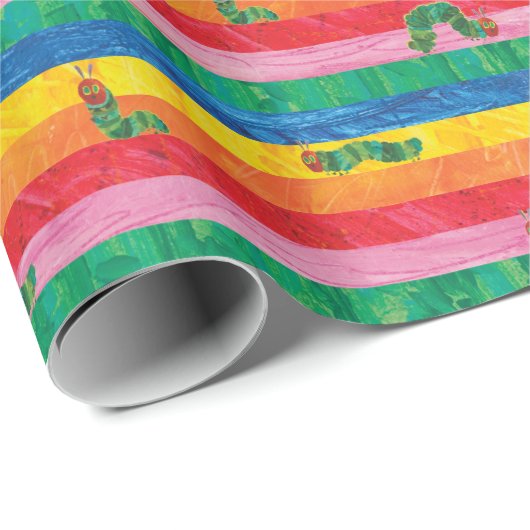 Eric Carle | Raupe-Regenbogen-Muster Geschenkpapier (Rolleneckpunkt)