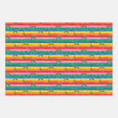 Eric Carle | Raupe-Regenbogen-Muster Geschenkpapier Set (Vorderseite)