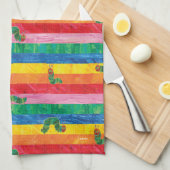 Eric Carle | Raupe-Regenbogen-Muster Geschirrtuch (Viertel Falte)